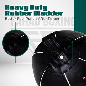 Ballon de boxe sur mesure en cuir, de plafond au sol, pour entraînement de réflexe et de réaction, idéal pour la gym à domicile et la vente en gros - Product Image 5