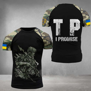 เสื้อยืดแขนสั้นผ้าโพลีเอสเตอร์ถักแบบแห้งเร็ว ระบายอากาศได้ดี ทรงปกติ ป้องกันขนร่วง สำหรับกิจกรรมกลางแจ้ง แบบสามมิติสั่งทำพิเศษ - Product Image 2