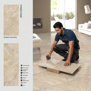 Carreaux de sol en porcelaine polis blanc fumé 600x1200mm, brillant, 24x48, 2x4, 60x120 cm, céramique de Foshan, carrelage mural de Guangzhou, 2x4 pieds - Product Image 2