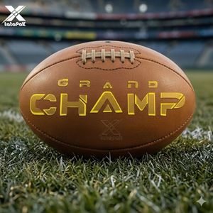 Balón de Rugby Personalizado de Cuero PU Original, Tamaño 5, para Partidos y Promociones - Product Image 1