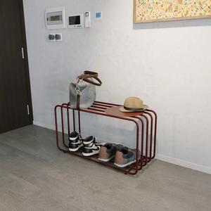 Contemporary Yellow <b>Shoe</b> Rack Three Tier Wide <b>Storage</b> Organizer Strong Load Bearing Frame <b>Space</b> <b>Saving</b> Stylish Entryway Solution - Product Image 2