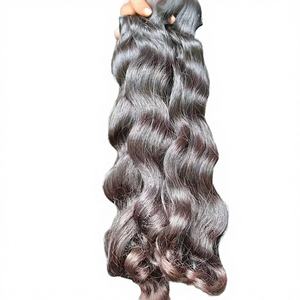 Cabello Indio 100% Premium de Lujo, Doble Trama a Máquina, Virgen, Sin Procesar, Natural, Rizado - Product Image 2