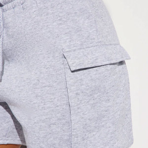 Shorts de mezclilla premium para mujer con diseño de cintura con presillas y pedrería, estilo streetwear de algodón lavado - Product Image 4