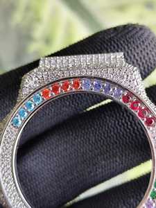 Street King GA2100 Custom Iced Out Watch Full Metal <b>Case</b> Bling Diamond Look Hip Hop Fashion Timepiece - Product Image 2