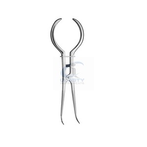 CLASTY INSTRUMENTS Pinzas de dique de goma estilo Brewer Stokes de acero inoxidable reutilizables y autoclavables para colocación de diques de goma en odontología - Product Image 4