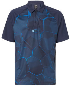 Chemise Homme Sportive à Imprimé Géométrique Numérique, Manches Courtes, Coupe Classique, Respirante, 100% Polyester Tissé, Logo Avant - Product Image 6