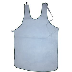 Tablier de soudeur en cuir de vachette, résistant aux flammes, vêtement de protection durable, tablier de soudeur en cuir résistant à la chaleur, vêtements de protection industriels - Product Image 1