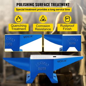 Enclume professionnelle en fonte robuste et portable, 30 kg/66,1 lb, pour forgeron, couleur noire - Product Image 5