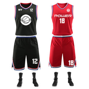 Ensemble de basketball respirant pour enfants – Maillot et short de sport légers pour garçons – Tenue athlétique sans manches pour équipe – Ensemble de sportswear OEM - Product Image 6
