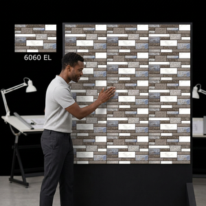 Carreaux muraux extérieurs en céramique numérique émaillée, finition brillante, pour aménagement extérieur et design de terrasses, 250x375mm - Product Image 2