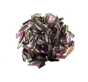 Lot de pierres précieuses en tourmaline bicolore naturelle, tranches de 5 à 29 mm, pour la création de bijoux - Product Image 6