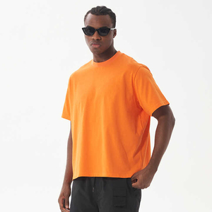 T-shirt court personnalisé de haute qualité en polyester/coton, avec logo personnalisé, décontracté, écologique, respirant, anti-plis, séchage rapide - Product Image 6