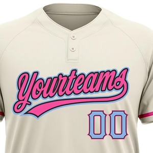 Yourteams <b>Baseball</b> Jersey Short Sleeve Sublimated Print Moisture Wicking Polyester Unisex Regular Fit All Seasons Team Apparel - Product Image 2