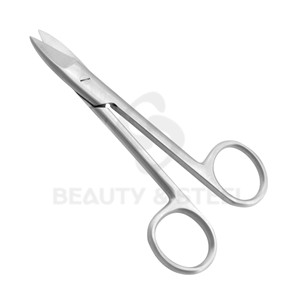 Professional Straight Cuticle Scissors with Decorative Heart-Shank Design and <b>Sandblasted</b> Matte Finish - Product Image 5
