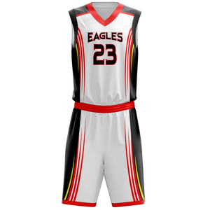 Concevez votre propre uniforme de basket-ball 100% polyester, style tendance, meilleure qualité, nouveau design, uniforme de basket-ball tendance - Product Image 5