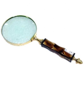 2025 nuevo diseño de cristal de ojo de alta calidad Metal antiguo latón aspecto Vintage diseño antiguo lupa Color bronce producto de lectura - Product Image 4