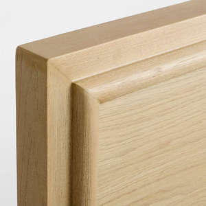 Contemporary Flat Pack Wooden Bed Frame | KD <b>Light</b> <b>Oak</b> Finish Bedroom Furniture India - Product Image 6
