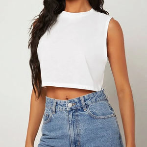 Women's Sleeveless Crop Tank <b>Top</b> Summer Floral Embroidery Backless Camisole Beaded Open Back Halter <b>Top</b> - Product Image 3