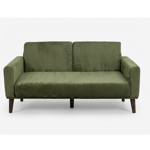 Modern 2 Seater Comfortable Minimalist Sofa Set KD Design Space Saving Foam Upholstered Living Room - Product Image 1