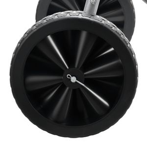 Carrello Avvolgitubo Rinforzato a 4 Ruote con Rivestimento a Polvere, Capacità Tubo da Giardino 300 ft (5/8 Pollici), Attrezzo Mobile Lunghezza 200ft 15m - Product Image 4