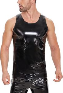 เสื้อกล้ามหนังเทียมผู้ชาย เสื้อกล้ามผ้าฝ้ายโอเวอร์ไซส์ เสื้อกล้ามฟิตเนสออกกำลังกายผู้ชาย เสื้อกล้ามฤดูร้อนแห้งเร็ว สไตล์ลำลอง ขายส่ง - Product Image 3