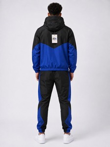 Conjunto de Chándal Cortavientos con Capucha Estampado para Hombre, Personalizable, Transpirable y Ecológico, Ideal para Invierno - Product Image 4