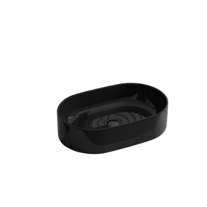 Lavabo de Cerámica para Encimera, Lavabo Moderno para Baño, Lavabo de Una Sola Pieza con Grifo, Acabado Brillante, Capacidad de 9L - Product Image 2