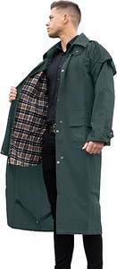 Manteaux d'équitation longs en toile cirée australienne imperméables avec logo personnalisé pour hommes – Vente en gros - Product Image 3