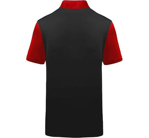 Embroidered Anti-Wrinkle <b>Button</b> Collar Short Sleeve Knitted Polyester/Cotton Custom Men's Golf Shirt - Product Image 2