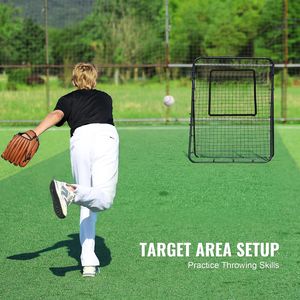 Rete di Rimbalzo PitchBack 4x6ft per Allenamento di Baseball e Softball, Trainer per Lancio e Recupero Palla - Product Image 4