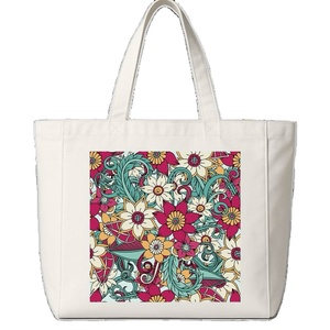 ผ้าคอตตอนสำหรับผู้หญิงผ้าคอตตอนแบบพกพาผ้าแคนวาสแบบนุ่มใส่ด้านในโลโก้ได้ตามต้องการเป็นมิตรกับสิ่งแวดล้อม - Product Image 1