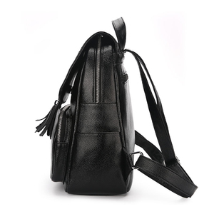 Girls' Fashion PU <b>Leather</b> Anti-Theft Water Resistant Medium Capacity School <b>Backpack</b> with Zipper & Hasp - Product Image 3