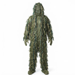 Traje de Caza Ligero con Camuflaje, Ropa de Campo para Exteriores con Capucha, Tejido Transpirable, Construcción Duradera y Diseño con Bolsillos - Product Image 1