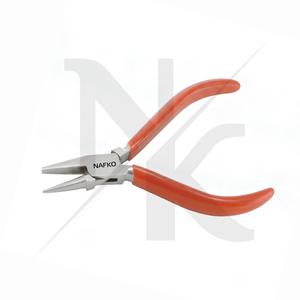 Nafko Industry NK-8007 Nose Hollow Forming Pliers Stainless Steel 130mm Beading <b>Wire</b> High Performence Customizable Jewelry Tool - Product Image 4