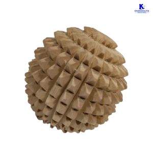 K Star K384 Bola de Acupresión Energética Khinni de Madera, Masajeador de Manos de Madera, Bola de Terapia de Acupresión para Alivio del Estrés y Ejercicio de Manos - Product Image 2