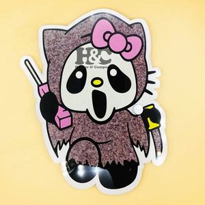 แผ่นอะคริลิคติดขนตาแบบใหม่ ลายเฮลโลคิตตี้ ดีไซน์เองได้ รูปหัวใจ สี่เหลี่ยม แม่เหล็ก ปลอดภัยต่อสิ่งแวดล้อม ทนทาน โลโก้แบบแบน ขนมิ้งค์คุณภาพสูง - Product Image 4