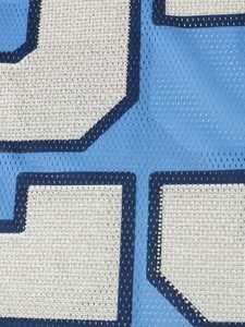 เสื้อเจอร์ซีย์ตาข่ายสีน้ำเงินประดับคริสตัลขนาดใหญ่ ไซส์ 23 สไตล์ Y2K สำหรับผู้หญิง ขายส่ง ผู้ผลิต OEM - Product Image 3