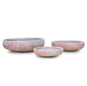 Jardinière décorative d'extérieur en céramique vietnamienne faite à la main, écologique, finition émaillée, durable, légère, avec trou de drainage - Product Image 1
