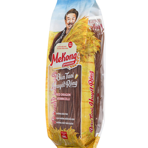 วุ้นเส้นข้าวแดงพรีเมียม 200 กรัม ปราศจากกลูเตน ไม่ใช่จีเอ็มโอ ไม่มีบอแรกซ์ วุ้นเส้นข้าวเพื่อสุขภาพ รับผลิตแบบ OEM ODM ผู้ผลิตจากเวียดนาม - Product Image 1