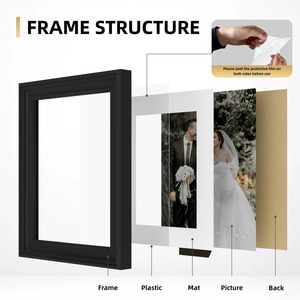 Rehman Craft Solid Wood Handmade Eco-Friendly Classic Stepped Edge <b>Picture</b> <b>Frame</b> <b>White</b> Mat Sage Green Black Multi Size <b>Frame</b> - Product Image 5