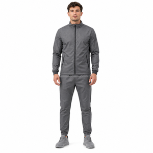 Men's Custom <b>Nylon</b> Windbreaker Tracksuit Set OEM Wholesale Zip Jacket <b>Track</b> <b>Pants</b> Sportswear Running Training Outdoor Activewear - Product Image 1