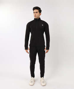 Conjunto Deportivo Personalizado de Alto Rendimiento con Cremallera, Transpirable, de Secado Rápido, para Entrenamiento, Gimnasio, Running, Ropa Deportiva para Hombre - Product Image 1