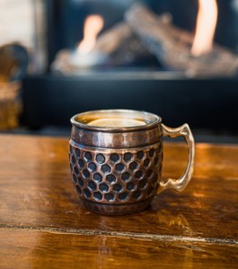 Taza de Cobre Sólido para Beber Café, Diseño Metálico Hecho a Mano para Agua, Jugo, Té y Bebidas Diarias - Product Image 4