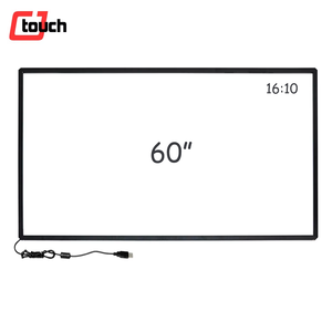 Nouvelle vente directe d'usine, cadre tactile IR noir de 60 pouces avec interface USB, personnalisation possible, garantie d'un an - Product Image 1