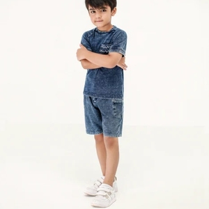 Custom Men Clothes Wholesale Washed Design Denim <b>Pants</b> High Quality Shorts Knee Length Streetwear - Product Image 2