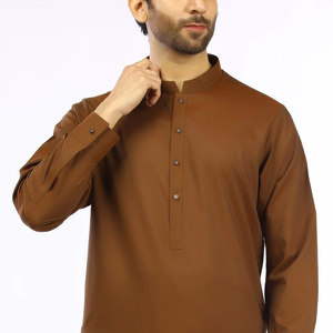 Traje Salwar Kameez Tradicional de Verano para Hombre, Hecho en Fábrica, de Algodón Transpirable de Secado Rápido, Ropa Casual de Alta Calidad, Bandhgala Económico - Product Image 4