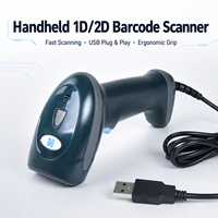 TOTINFO MRZ OCR 2D Lecteur de codes-barres portable 1280x800 CMOS USB COM KBW UART Lecteur de codes QR Bee2H en stock