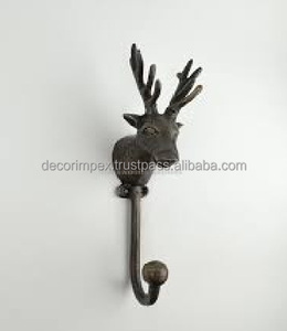 Dear Head Wall <b>Hook</b> Designed To Function As A Coat Hanger <b>Keys</b> Holder Or Genral Utillty <b>Hook</b> While Also Seving As A Decorative - Product Image 1
