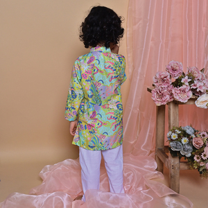 Conjunto de Kurta y Pijama para Niños de Alta Calidad con Estilo Clásico y Contemporáneo para Niños, Ropa Festiva a Precio de Mayoreo - Product Image 3