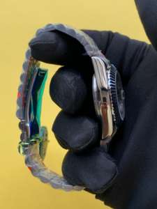 BOJ Plain R.O.L.E.X.65 36mm <b>Diamond</b> On Dial Stainless Steel Mechanical Automatic Analog Wrist <b>Watch</b> For Women At Low Price Hot - Product Image 2